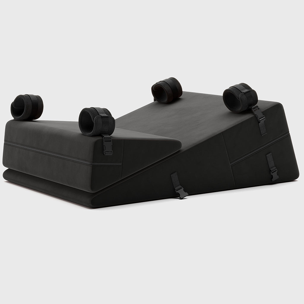 Bondage Wedge Ramp Combo in Velvet Black Sex Furniture > Sex Machine - Tophatter Daily Deals