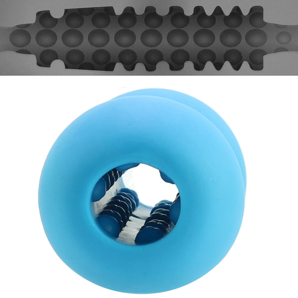 Mini Double Bubble Stroker in Blue - Tophatter's Adult Products Male Masturbators > Discreet Masturbators - Tophatter Daily Deals