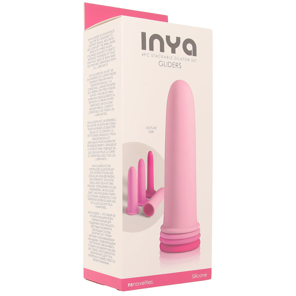 Inya Gliders 4 Piece Stackable Dilator Set Dildo Sex Toys > Silicone Dildos - Tophatter Daily Deals