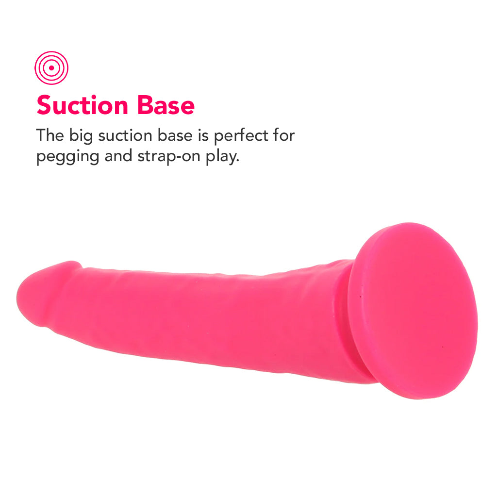PinkCherry Premium 7.5 Inch Pink Silicone Realistic Dildo - Tophatter's Adult Sex Toys Online Dildo Sex Toys > Realistic Dildos - Tophatter Daily Deals