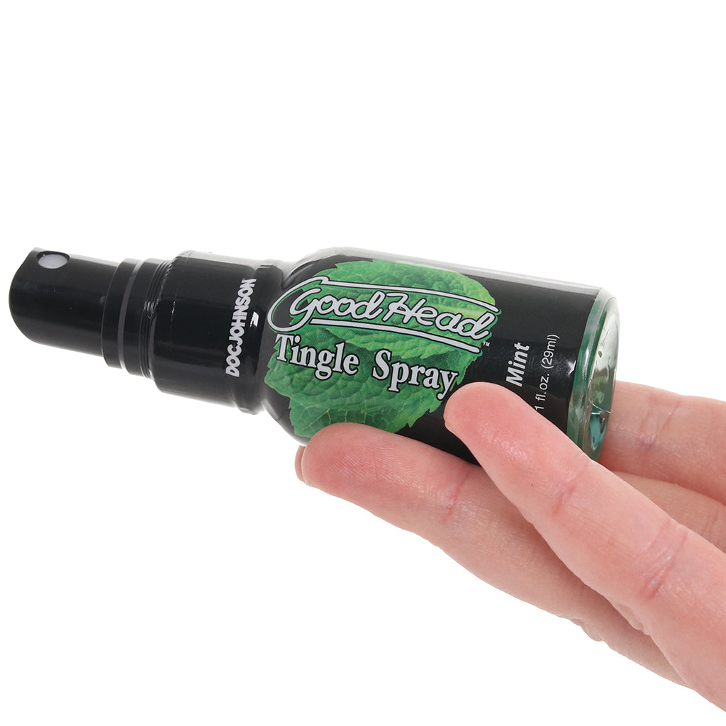 GoodHead Mint Tingle Spray in 1oz/29ml Lubes and Lotions > Flavored Sex Lubes - Tophatter Daily Deals