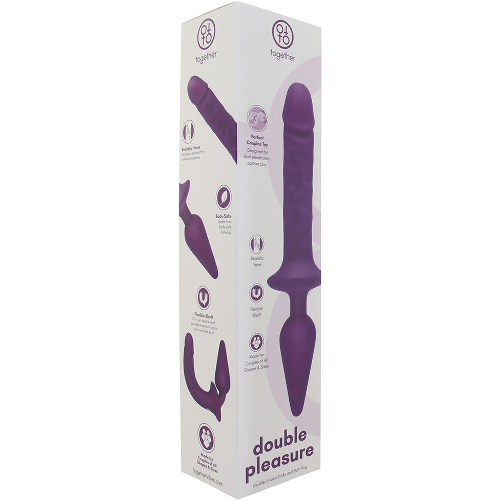 Together Double Pleasure Dildo and Butt Plug Dildo Sex Toys > Double Ended Dildos - Tophatter Daily Deals