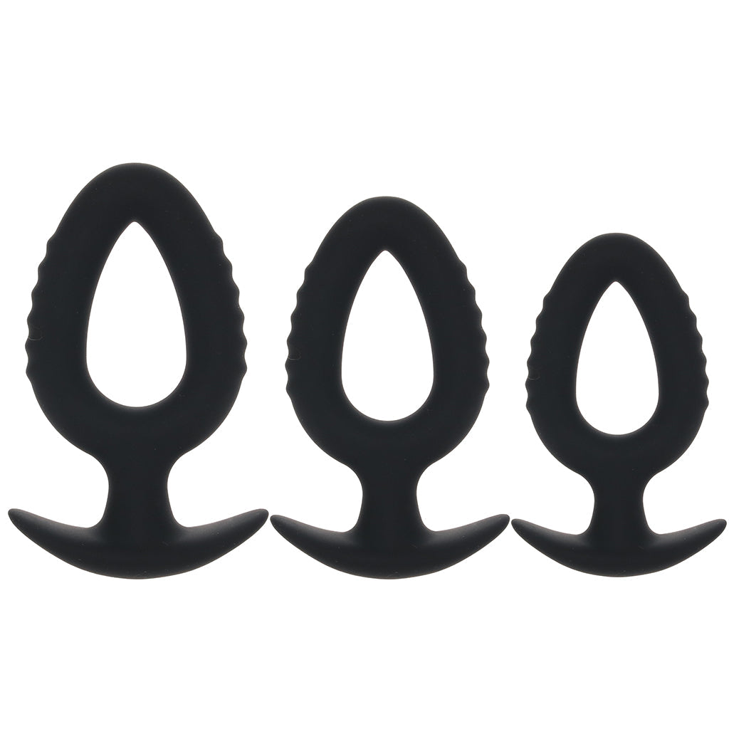 Master Series Pop Plugs 3 Piece Anal Trainer Kit - Tophatter's Adult Sex Toys Online Anal Sex Toys > Butt Plugs - Tophatter Daily Deals