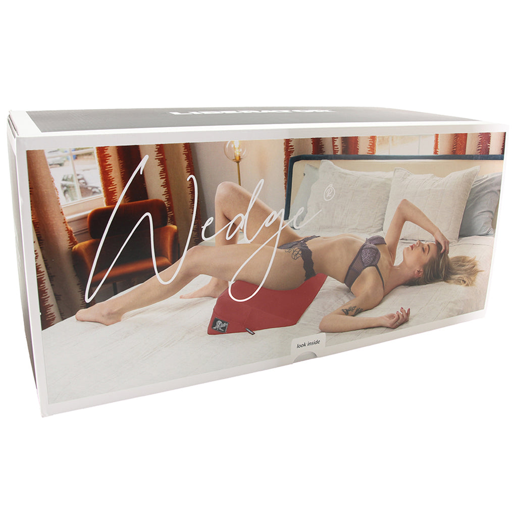 Wedge Sex Pillow in Velvet Red Sex Furniture > Sex Machine - Tophatter Daily Deals