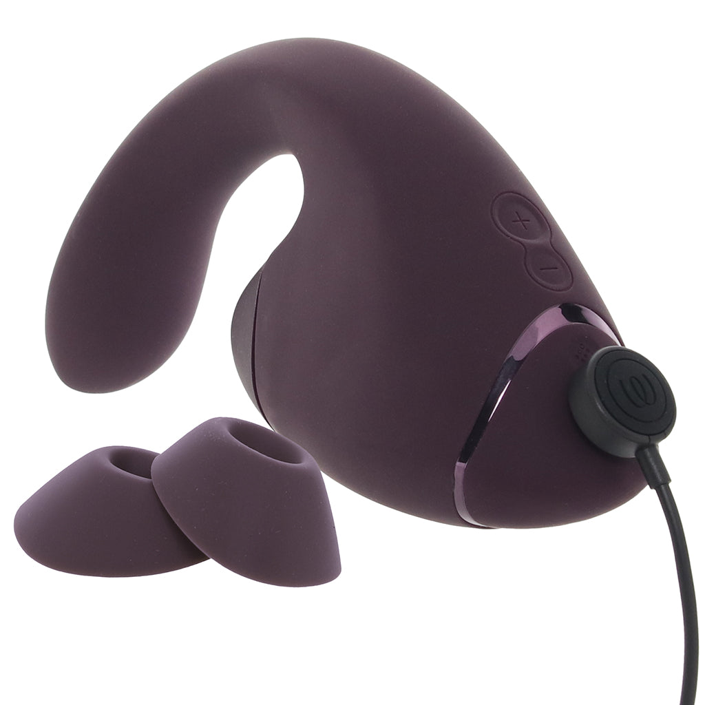 Womanizer Next Duo Clitoral Suction & G-Spot Vibe in Purple Vibrators > G-Spot Vibrators - Tophatter Daily Deals