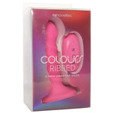 Colours 5 Inch Ribbed Remote Vibe in Pink Vibrators > G-Spot Vibrators - Tophatter Daily Deals