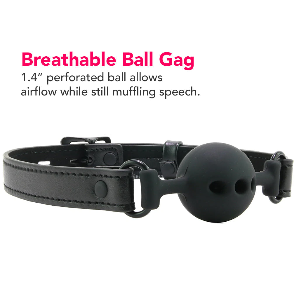 Saffron Breathable Ball Gag Bondage and Fetish > Ball Gags & Mouth Restraints - Tophatter Daily Deals