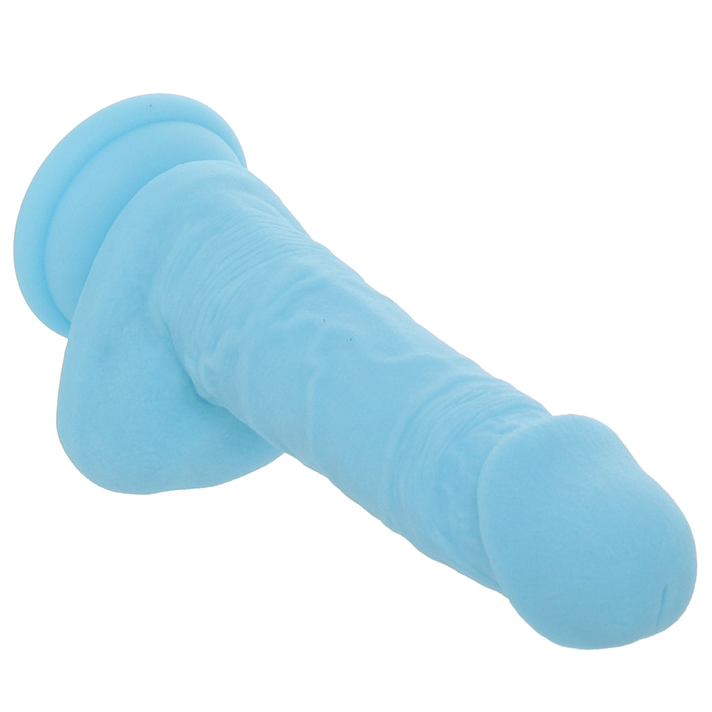 Declan 6.5 Inch Silicone Dildo in Blue - Tophatter's Adult Sex Toys Online Dildo Sex Toys > Realistic Dildos - Tophatter Daily Deals