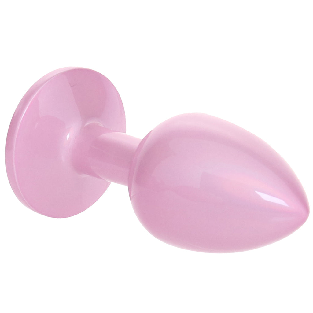 Rear Assets Pink Metal Butt Plug in Small Anal Sex Toys > Butt Plugs - Tophatter Daily Deals