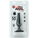 All About Anal Seamless Silicone 5.5" Butt Plug in Black - Tophatter's Adult Sex Toys Online Anal Sex Toys > Butt Plugs - Tophatter Daily Deals