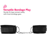 Black & White Velcro Wrist or Ankle Cuffs Bondage and Fetish > Wrist and Ankle Cuffs - Tophatter Daily Deals