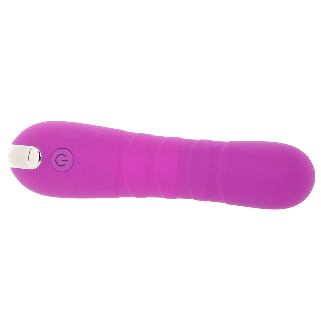 Bang! Thrusting Silicone Vibe in Purple Vibrators > G-Spot Vibrators - Tophatter Daily Deals