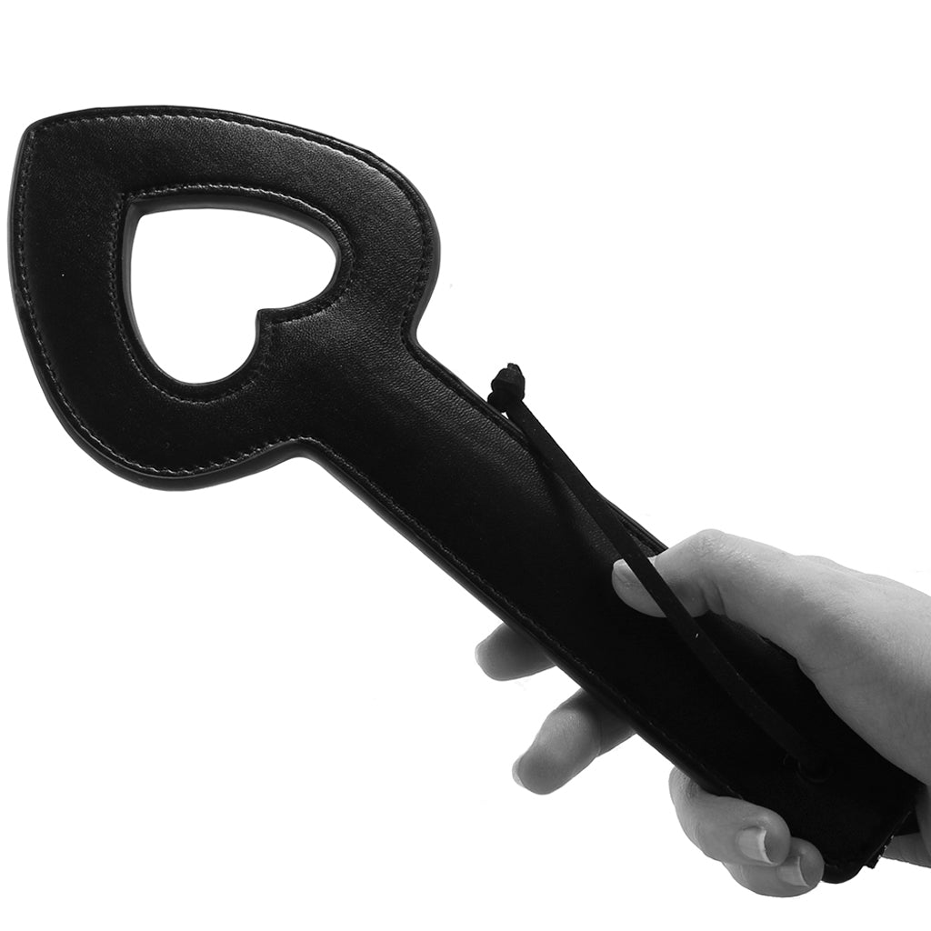 Sex & Mischief Shadow Heart Paddle - Tophatter's Adult Products Bondage and Fetish > Whips and Crops - Tophatter Daily Deals