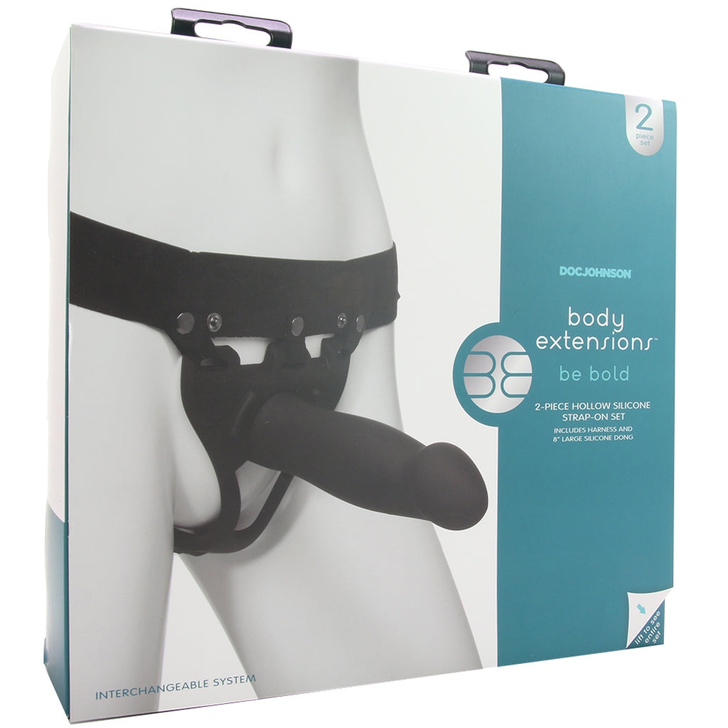 be bold Hollow Strap-On Set with 8 Inch Dildo - Tophatter's Adult Products Dildo Sex Toys > Strap-On and Harnesses - Tophatter Daily Deals