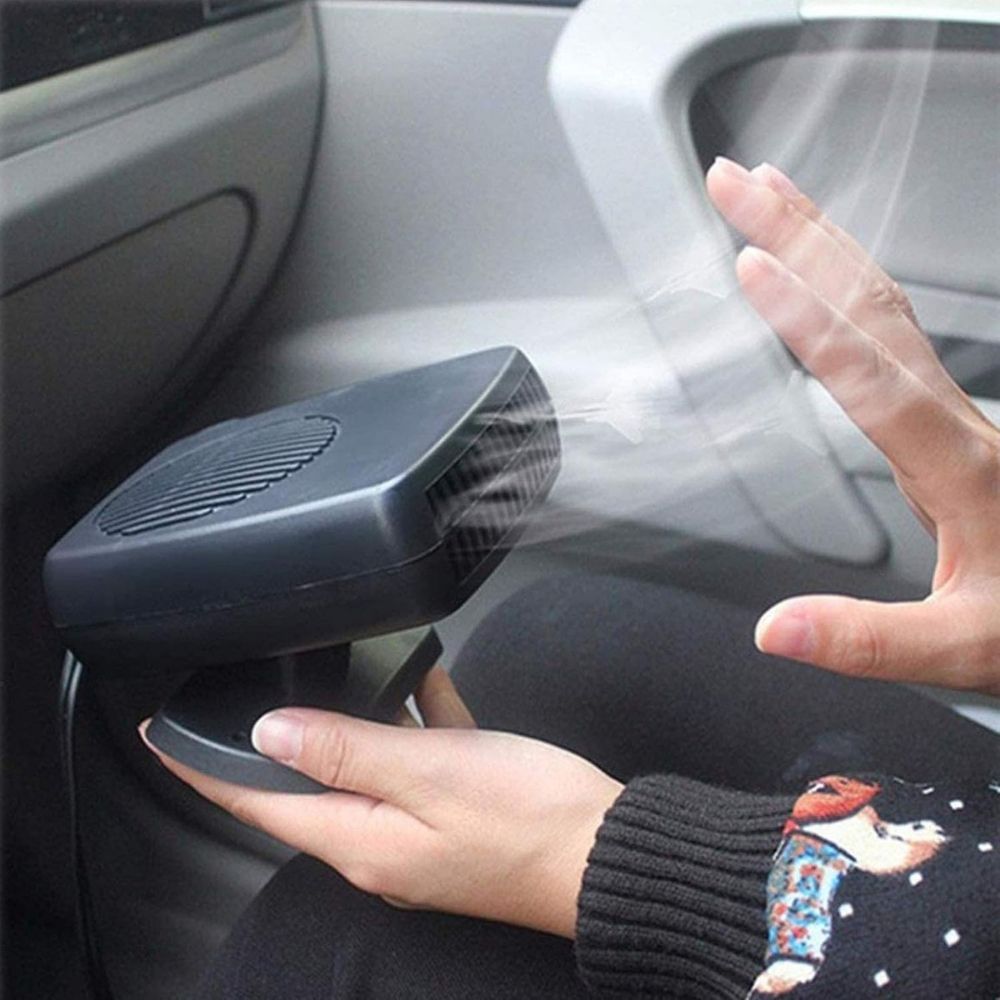 Car Heater 12V Ceramic Fan Heater Portable Winter Warmth - Tophatter Daily Deals
