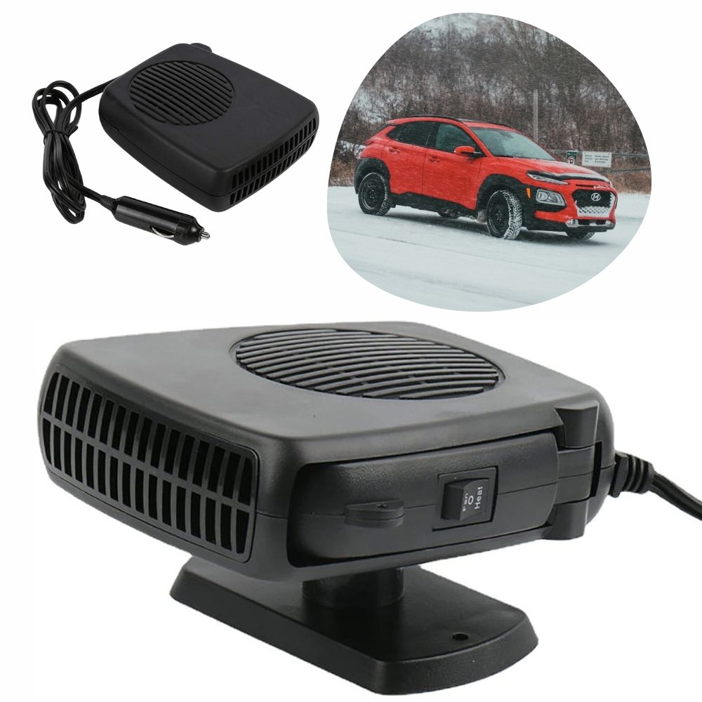 Car Heater 12V Ceramic Fan Heater Portable Winter Warmth - Tophatter Daily Deals