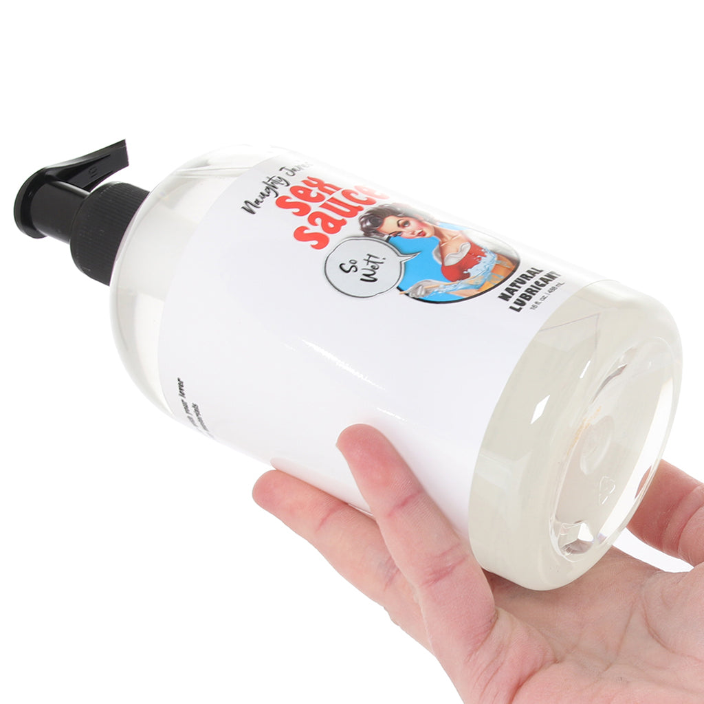 Naughty Jane's Sex Sauce Natural Lubricant in 16oz/488ml Lubes and Lotions > Water Based Sex Lubes - Tophatter Daily Deals