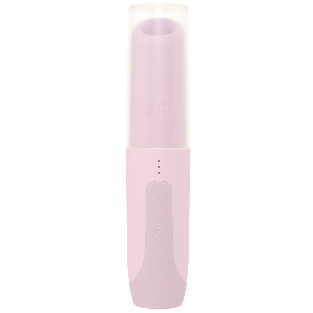 Satisfyer Secret Kiss Travel Air Pulse Stimulator Vibrators > Clitoral Stimulators - Tophatter Daily Deals