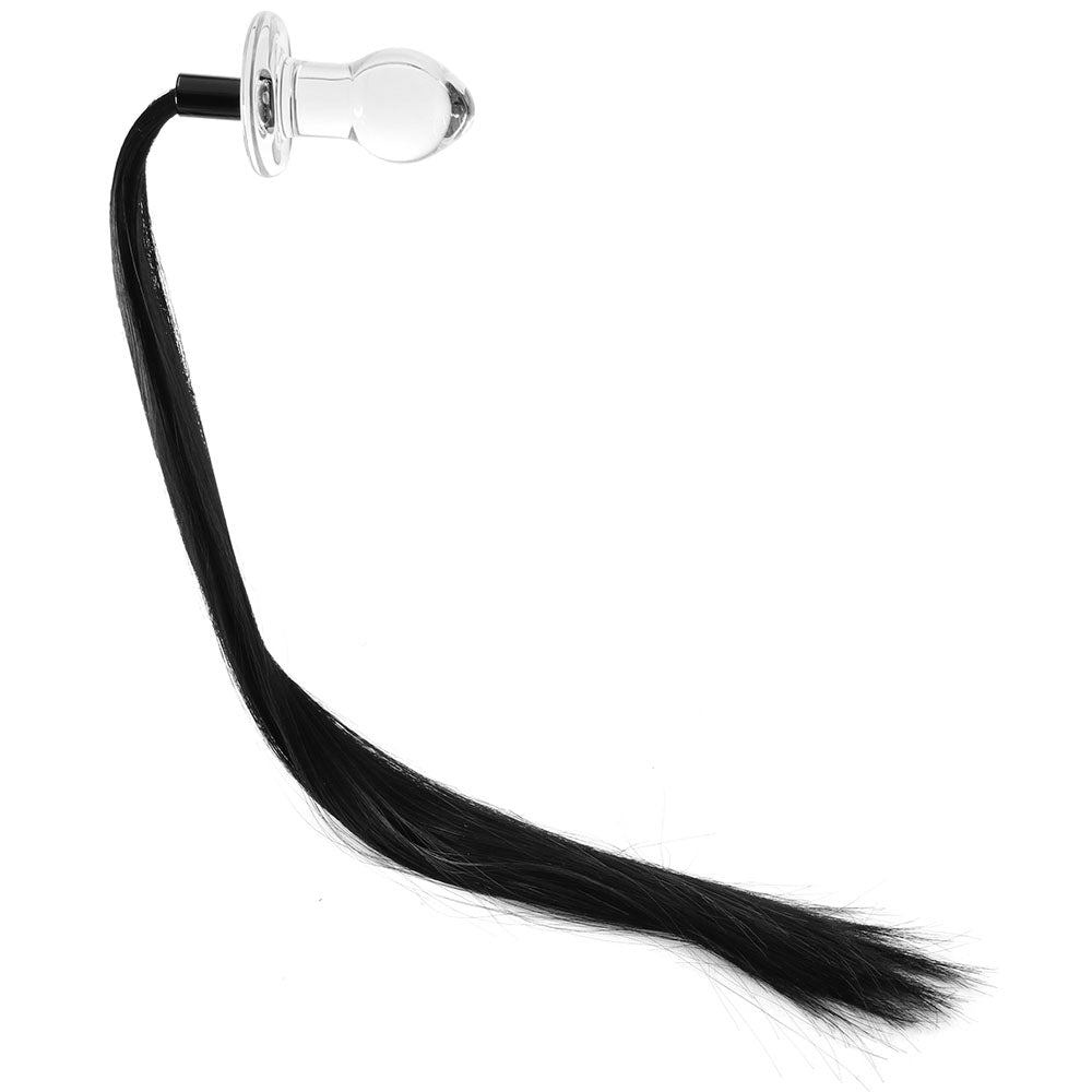 gläs Horse Tail Butt Plug - Tophatter's Adult Sex Toys Online Anal Sex Toys > Butt Plugs - Tophatter Daily Deals
