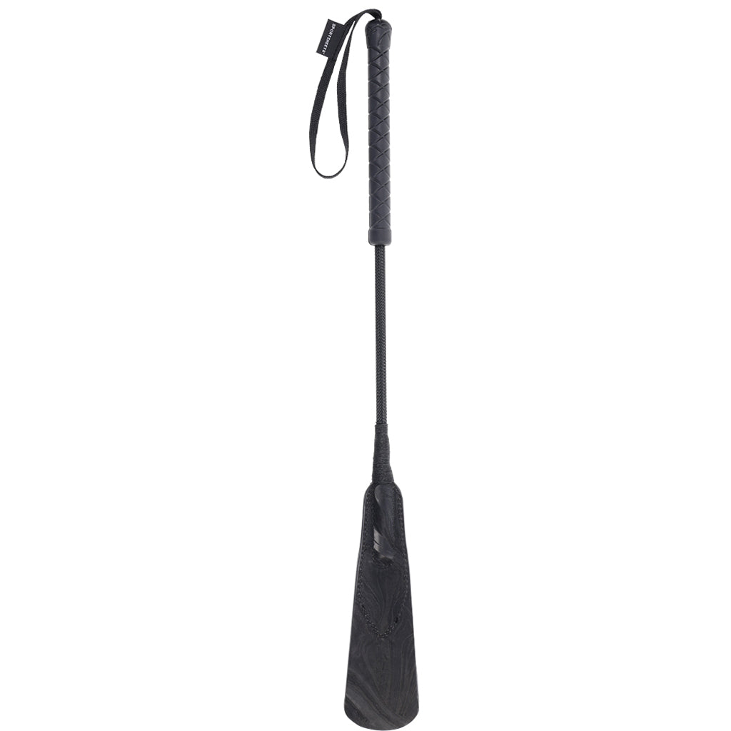 Velvet Noir Strike Riding Crop - Tophatter's Adult Sex Toys Online Bondage and Fetish > Whips and Crops - Tophatter Daily Deals
