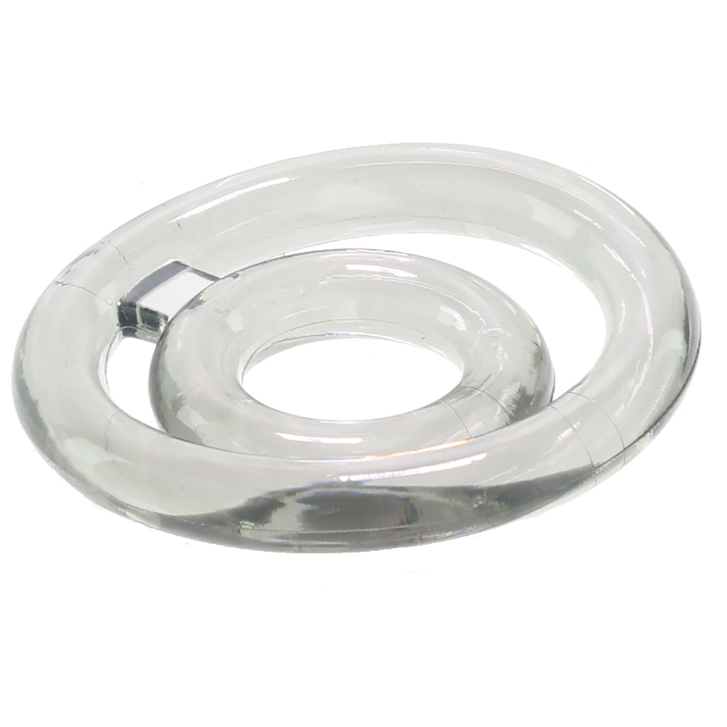 Bullseye Double Loop Cock Ring in Smoke - Tophatter's Adult Products Cock Rings - Tophatter Daily Deals