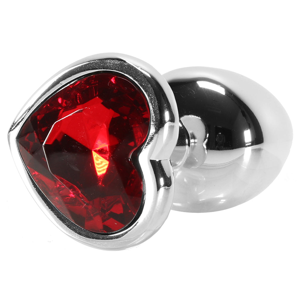 Booty Sparks Red Heart Gem Anal Plug in Small Anal Sex Toys > Butt Plugs - Tophatter Daily Deals