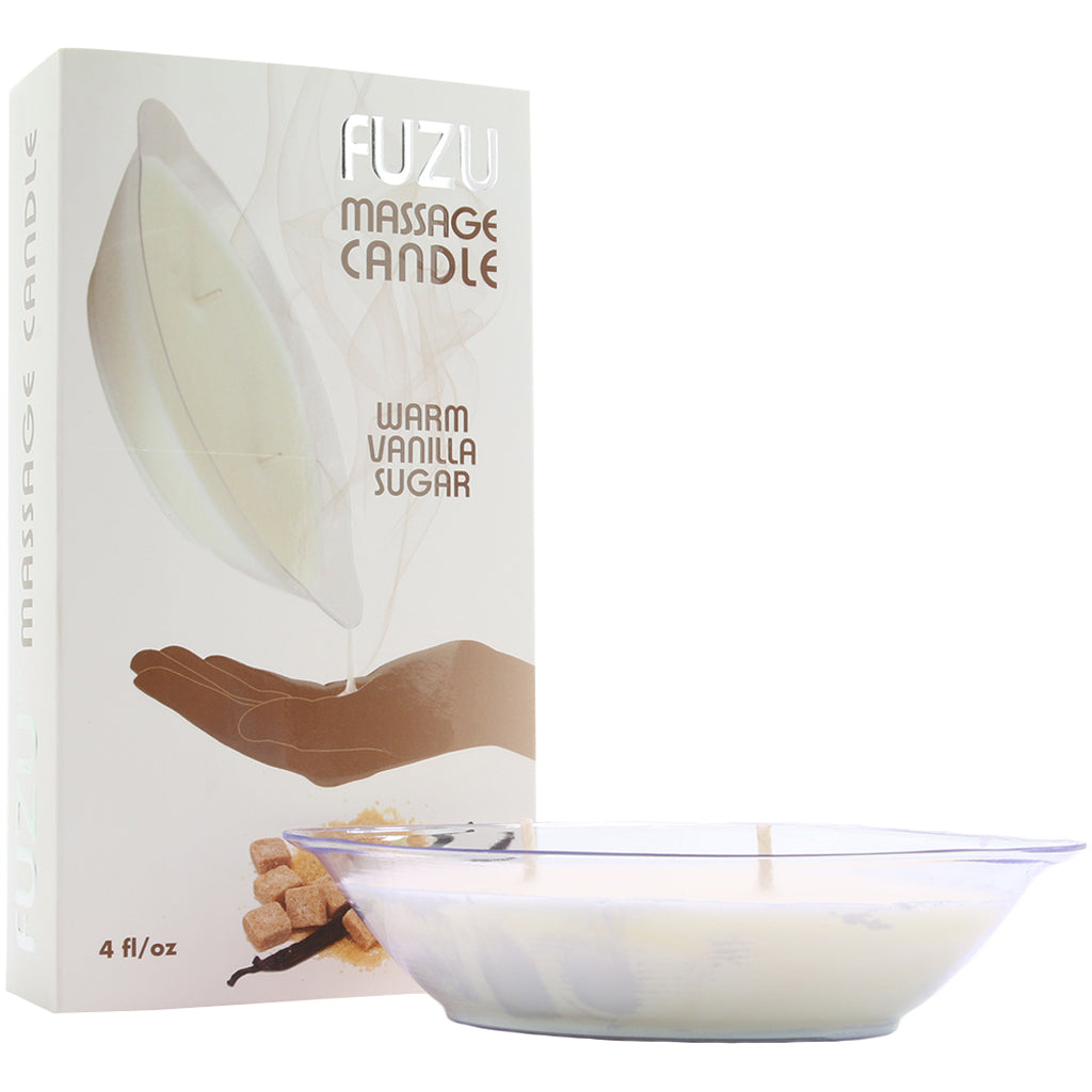 Fuzu Warm Vanilla Sugar Massage Candle in 4oz Sensual Love > Massage - Tophatter Daily Deals