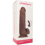 PinkCherry Lucky Dick Real Girthy 8.5 Inch Dildo in Dark Dildo Sex Toys > Realistic Dildos - Tophatter Daily Deals