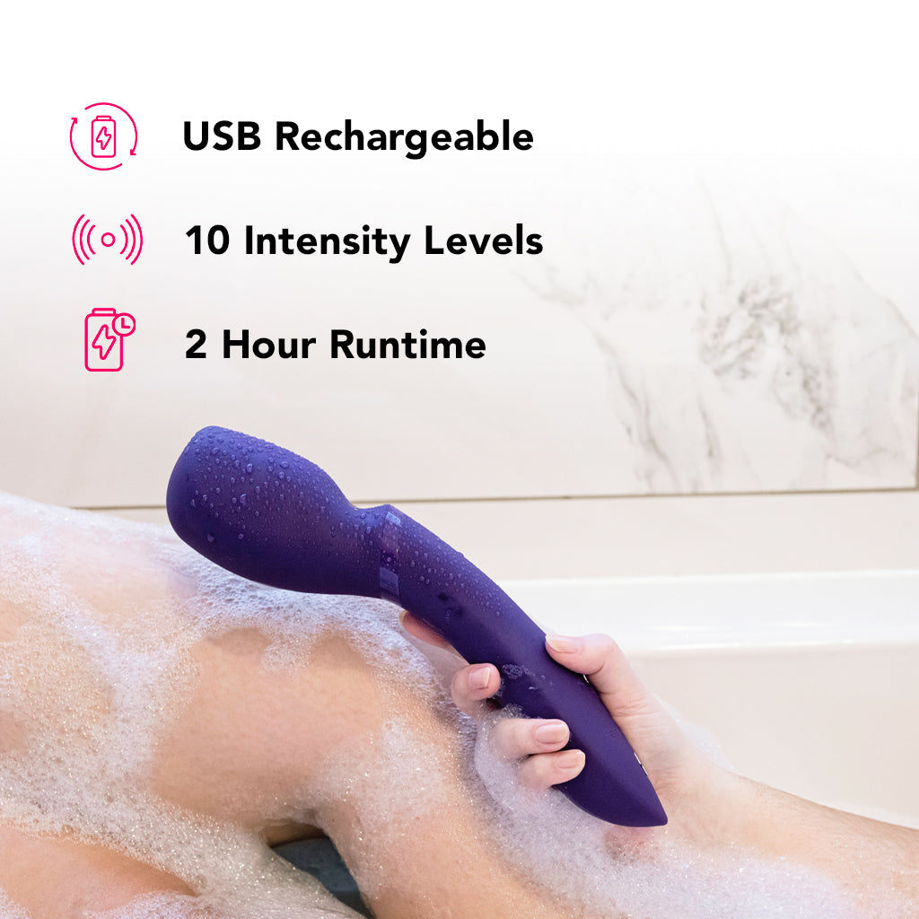 We-Vibe Wand 2 in Purple - Tophatter's Adult Products Vibrators > Wands - Tophatter Daily Deals