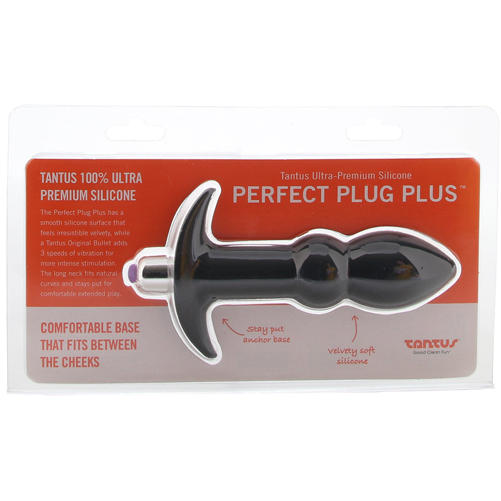 Perfect Vibrating Anal Plug in Black - Tophatter's Vibrator Deals Online Anal Sex Toys > Butt Plugs - Tophatter Daily Deals