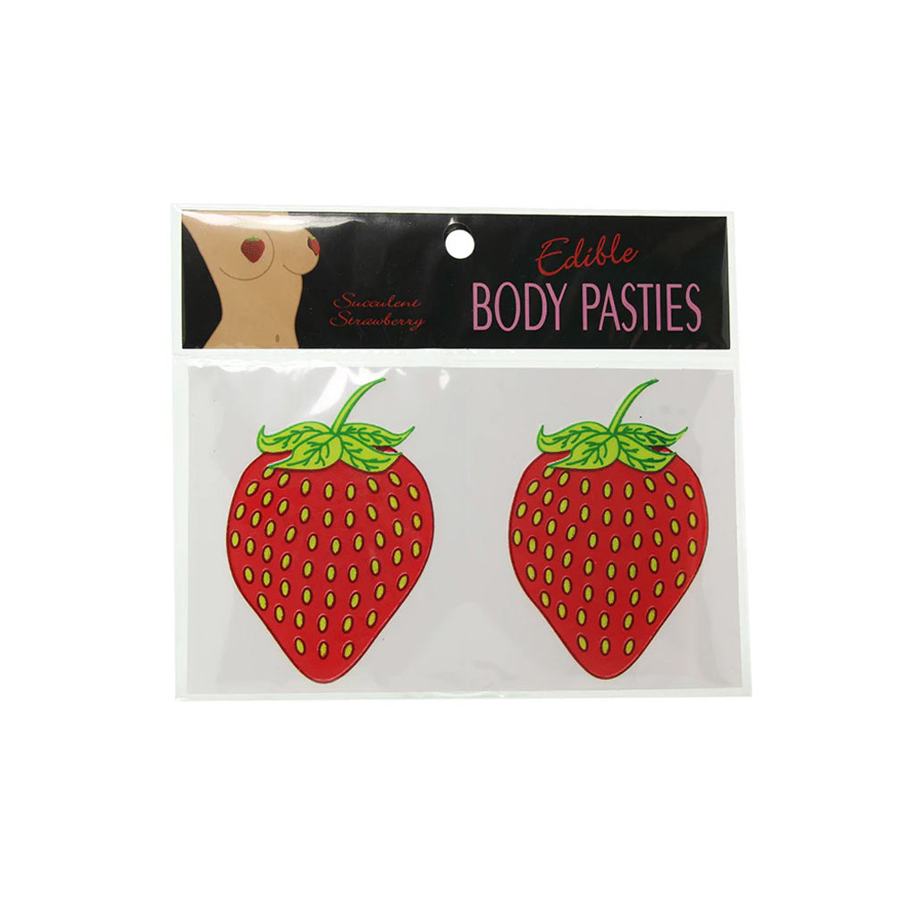 Edible Body Pasties in Strawberry - Tophatter's Adult Products Novelties 'n Parties - Tophatter Daily Deals