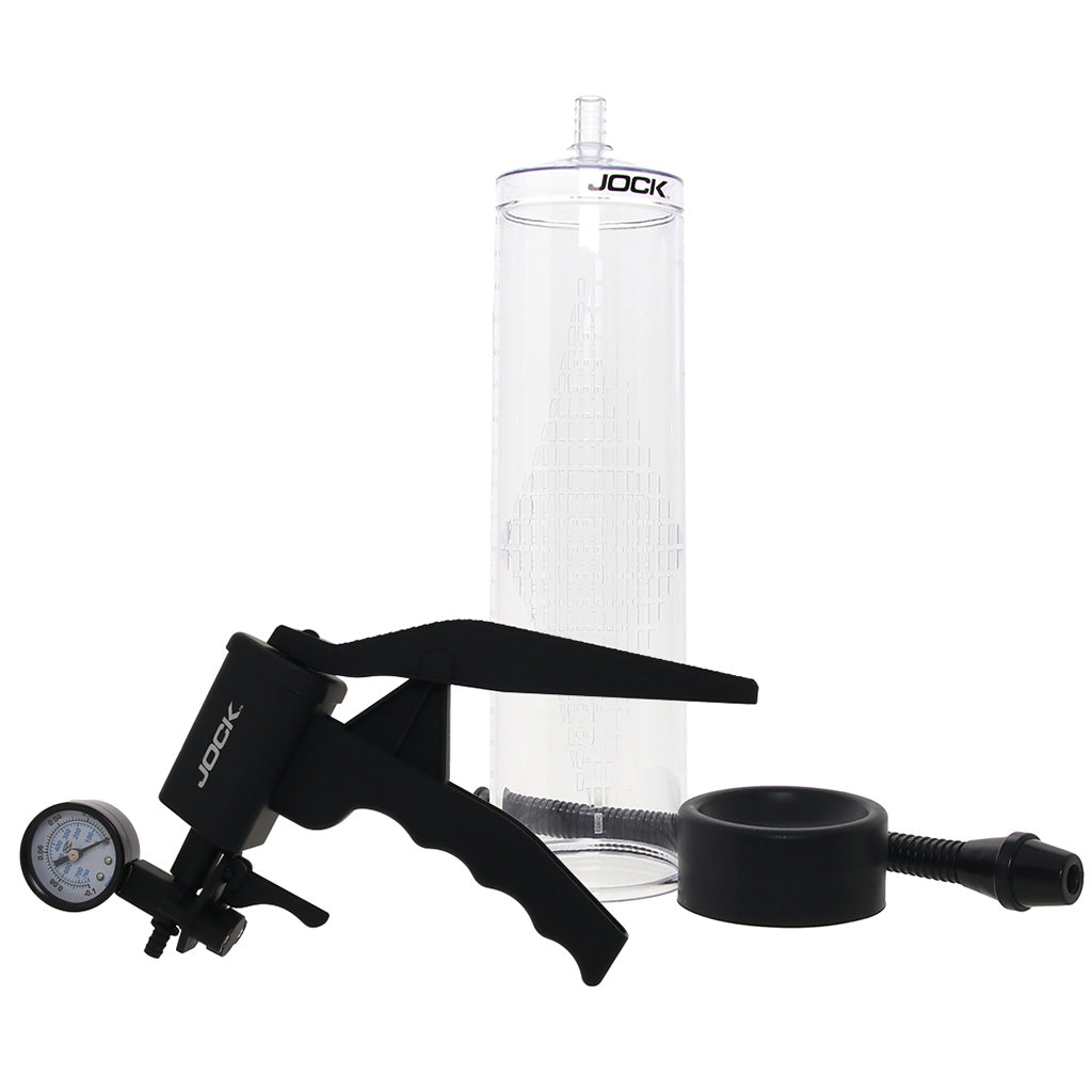 Jock Pump Up Pressure Gauge Trigger Penis Pump Male Enhancement > Penis Pumps - Tophatter Daily Deals