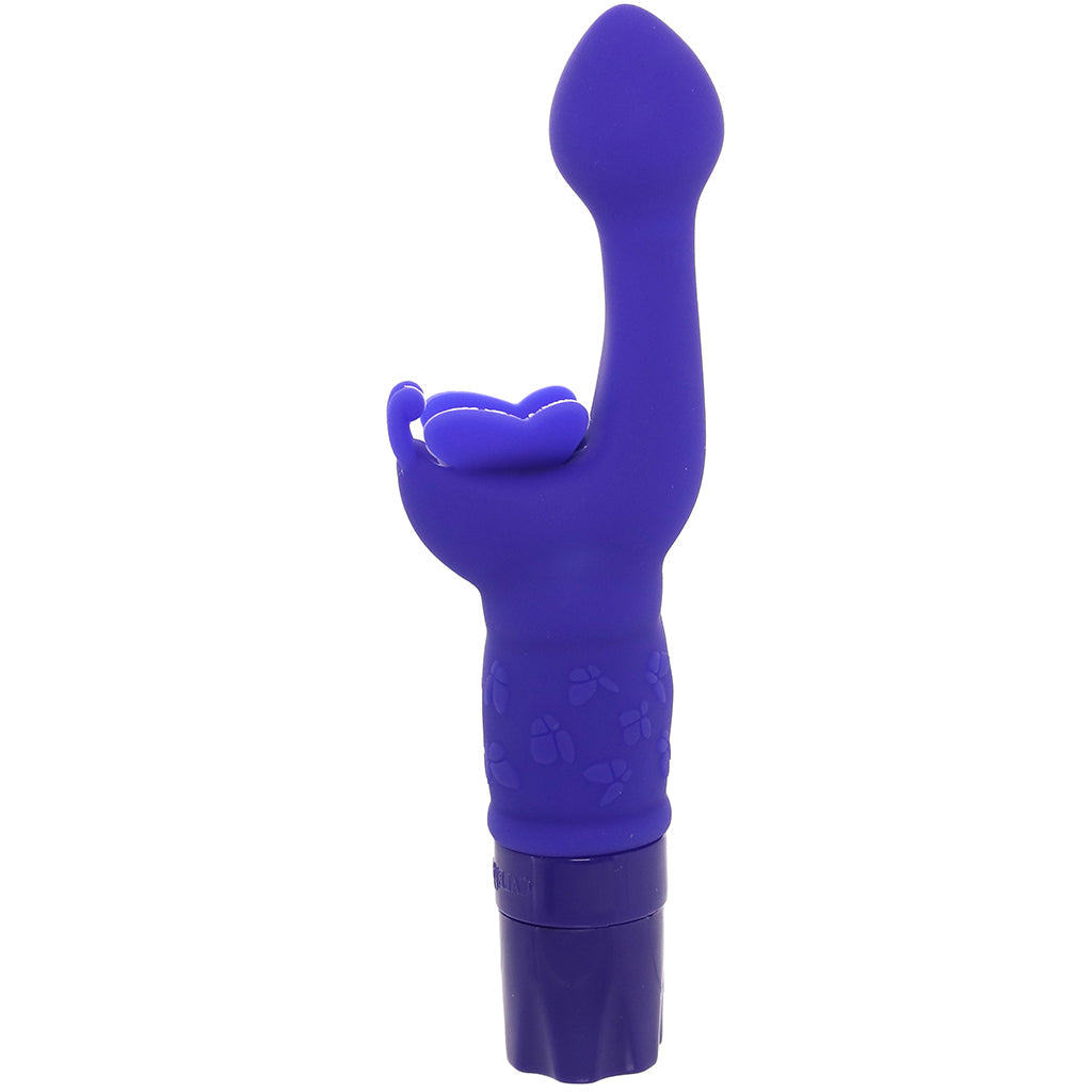 Silicone Butterfly Kiss Vibe in Purple Vibrators > G-Spot Vibrators - Tophatter Daily Deals