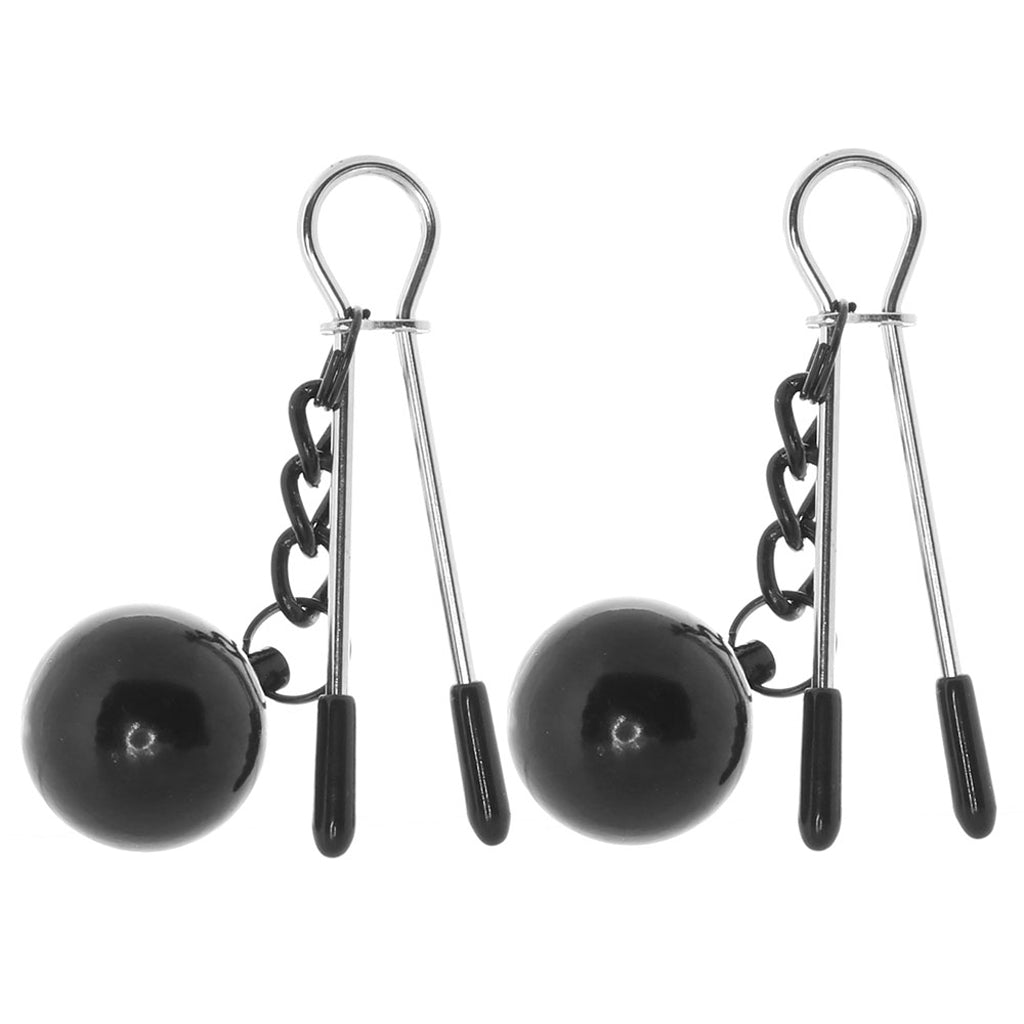 Nipple Grips Weighted Tweezer Nipple Clamps - Tophatter's Adult Products Bondage and Fetish > Nipple Stimulators & Clamps - Tophatter Daily Deals