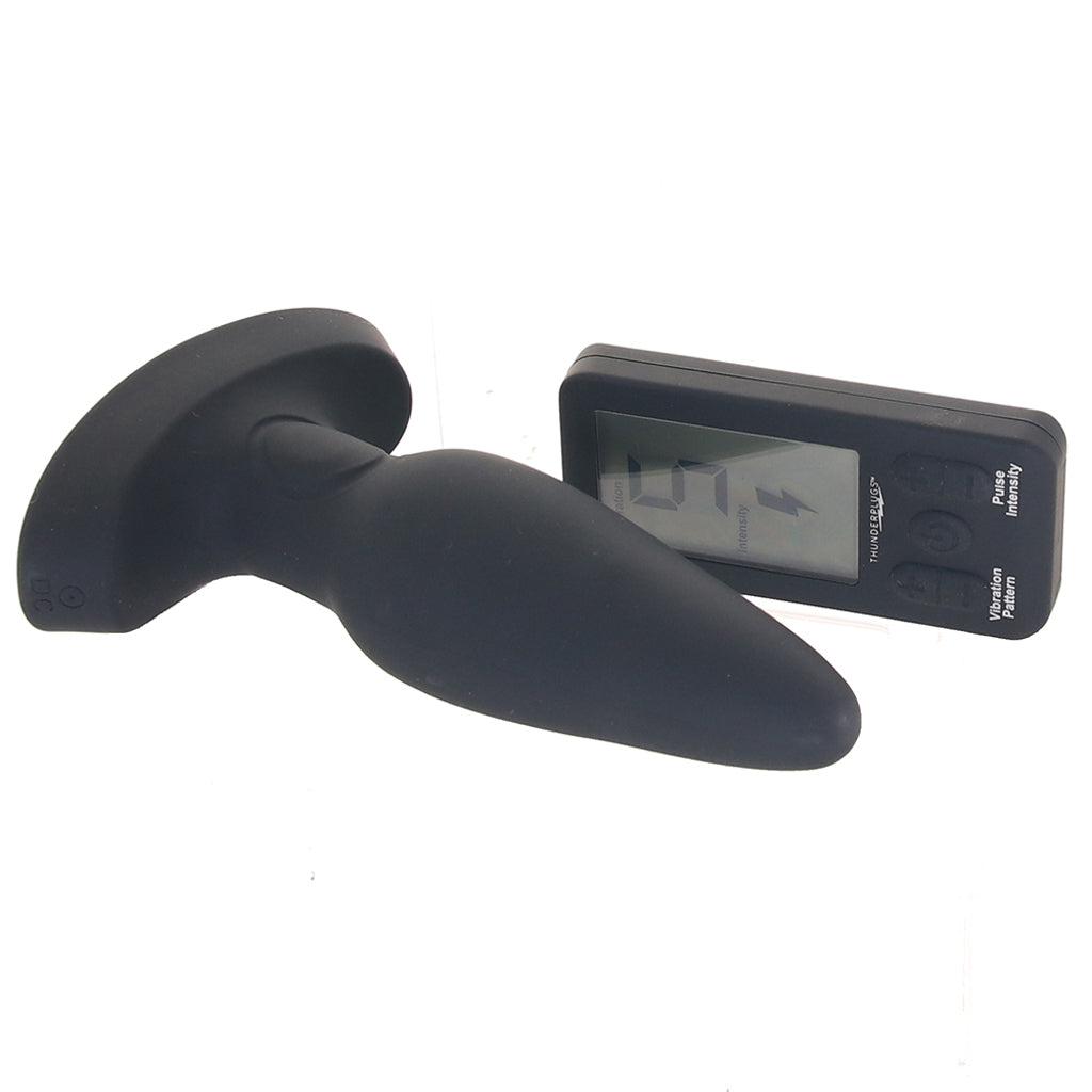 Thunder Plugs Pulsing & Vibrating Remote Plug - Tophatter's Vibrator Deals Online Anal Sex Toys > Butt Plugs - Tophatter Daily Deals