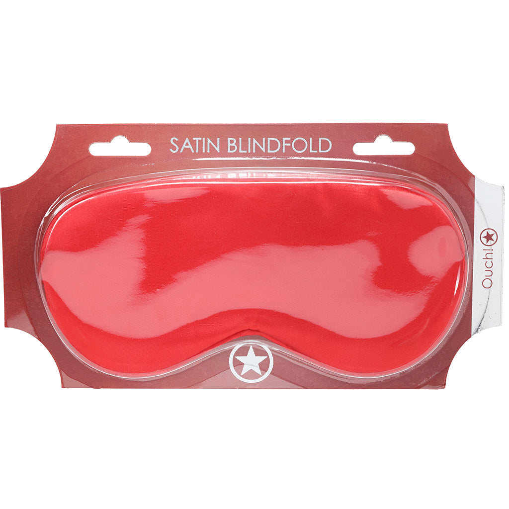 Ouch! Satin Blindfold in Red Bondage and Fetish > Pleasure Masks and Dress Up Play - Tophatter Daily Deals