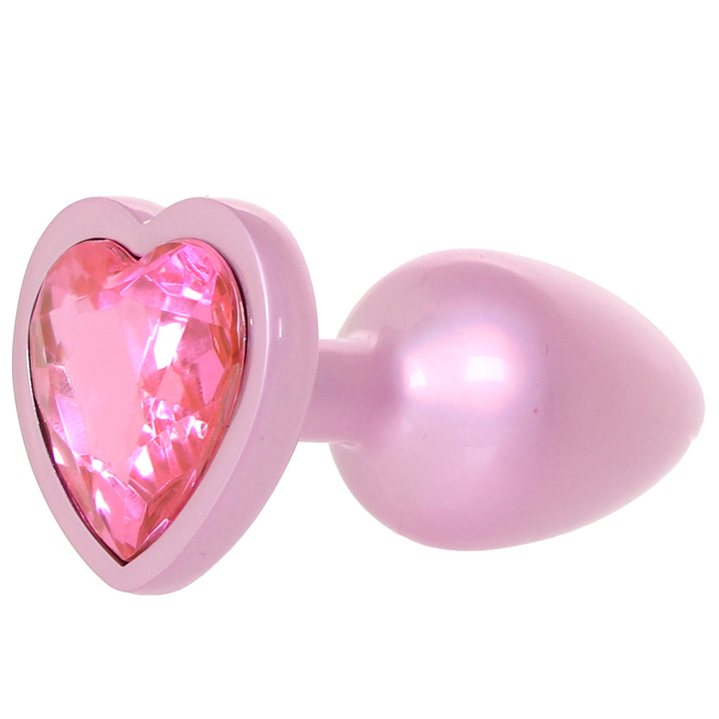 Booty Bling Pink Metal Jewelled Butt Plug in Small Anal Sex Toys > Butt Plugs - Tophatter Daily Deals