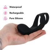 Benedict Double Ring Perineum Stimulator Cock Rings - Tophatter Daily Deals