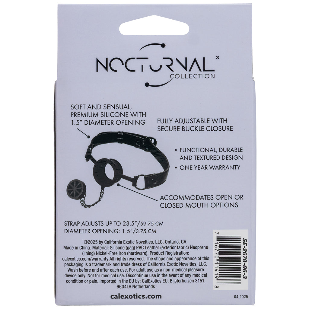 Nocturnal Collection Stopper Gag Bondage and Fetish > Ball Gags & Mouth Restraints - Tophatter Daily Deals