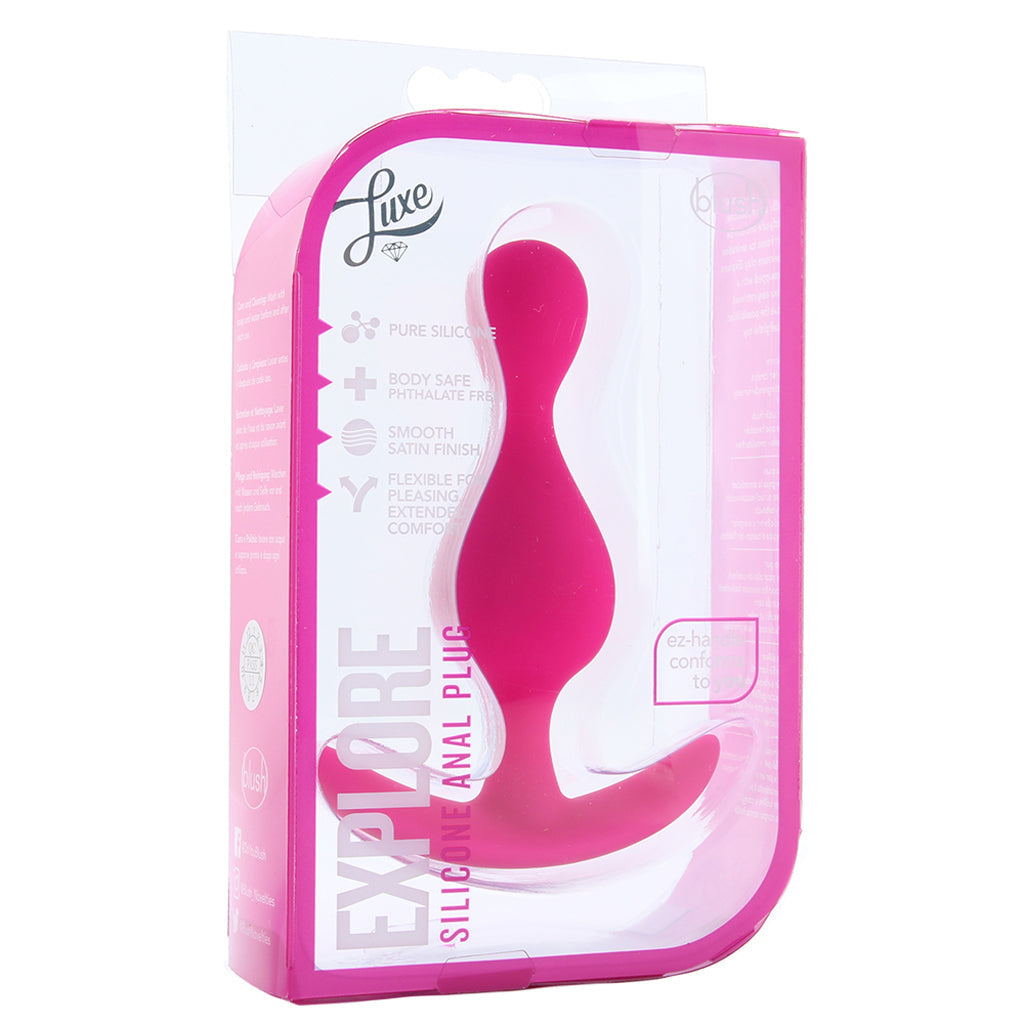 Luxe Explore Butt Plug in Pink - Tophatter's Adult Products Anal Sex Toys > Butt Plugs - Tophatter Daily Deals