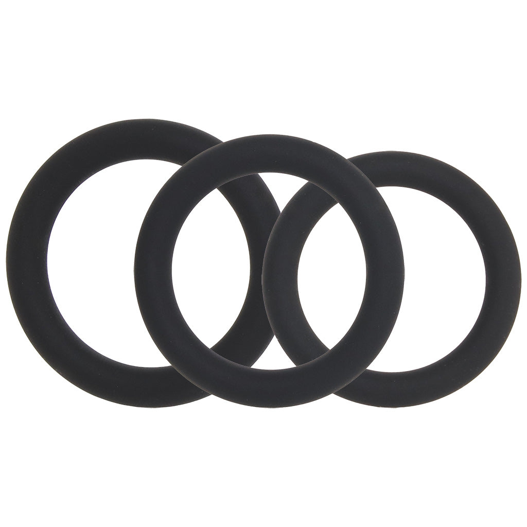 LEVELZ 3 Piece Classic Cock Ring Set in L-XXL Cock Rings - Tophatter Daily Deals