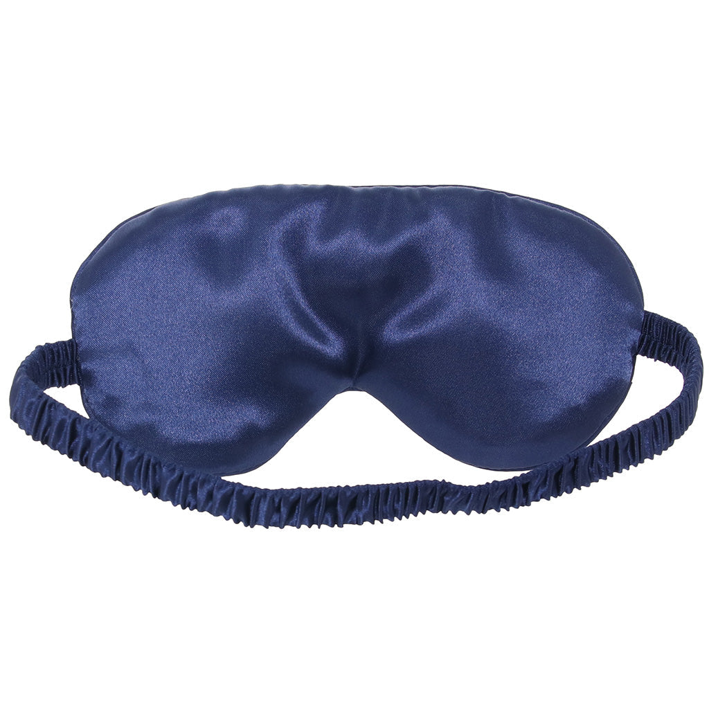 Ouch! Satin Blindfold in Navy Blue Bondage and Fetish > Pleasure Masks and Dress Up Play - Tophatter Daily Deals