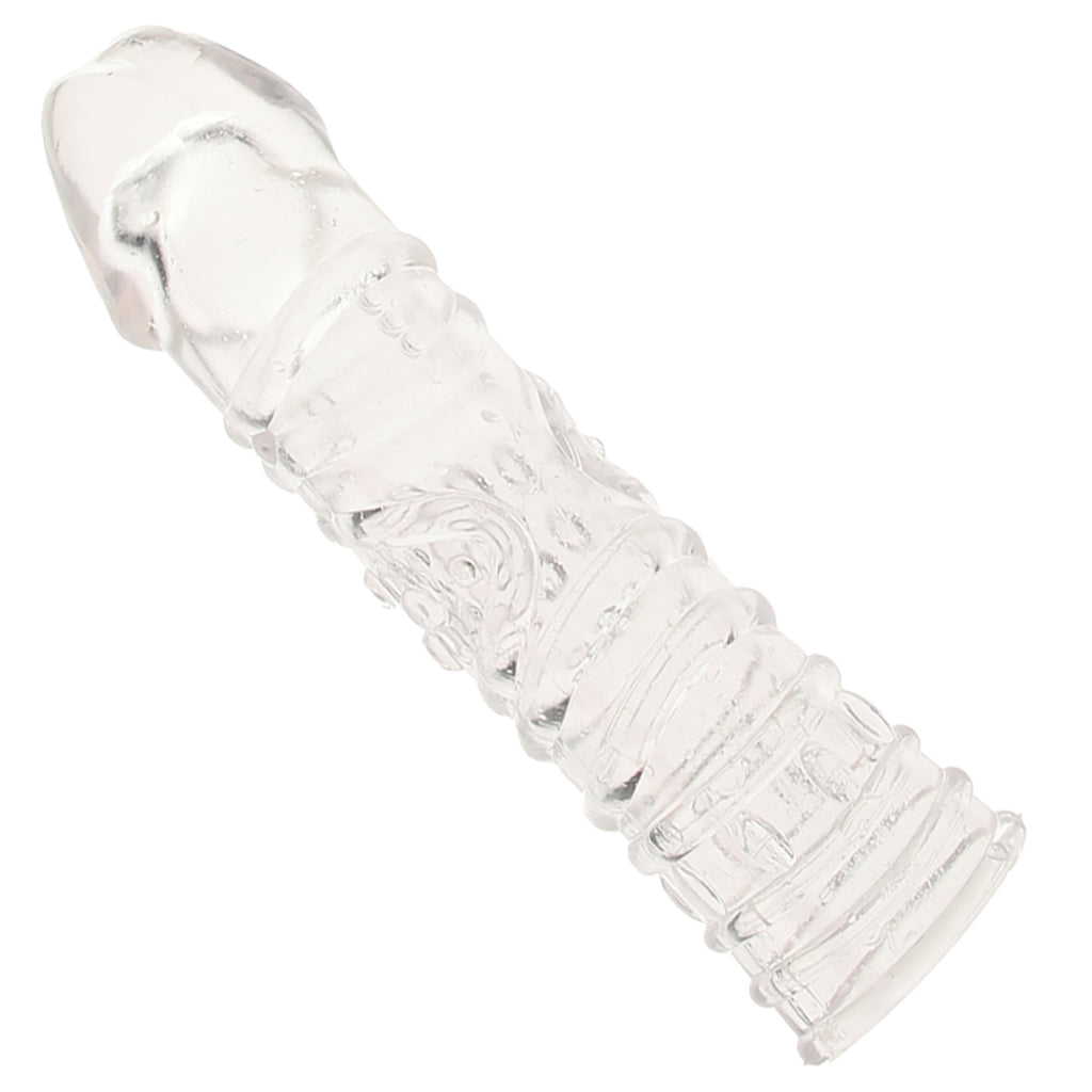 Blue Line 6.5 Inch Veiny Penis Extension Sleeve - Tophatter's Adult Sex Toys Online Male Enhancement > Extenders and Sleeves - Tophatter Daily Deals
