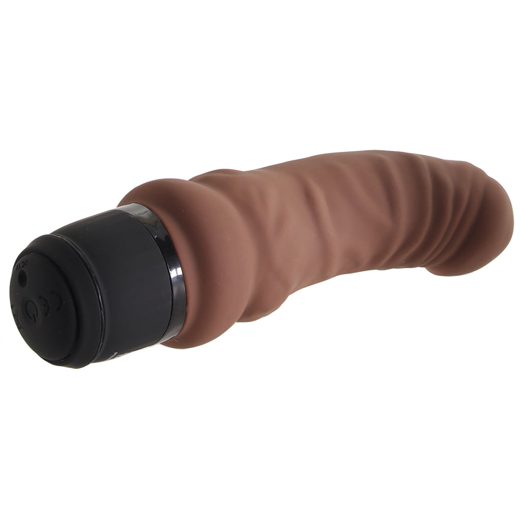 PowerCock 6 Inch Realistic Vibe in Dark Brown - Tophatter's Adult Sex Toys Online Vibrators > Realistic Vibrator Dildos - Tophatter Daily Deals