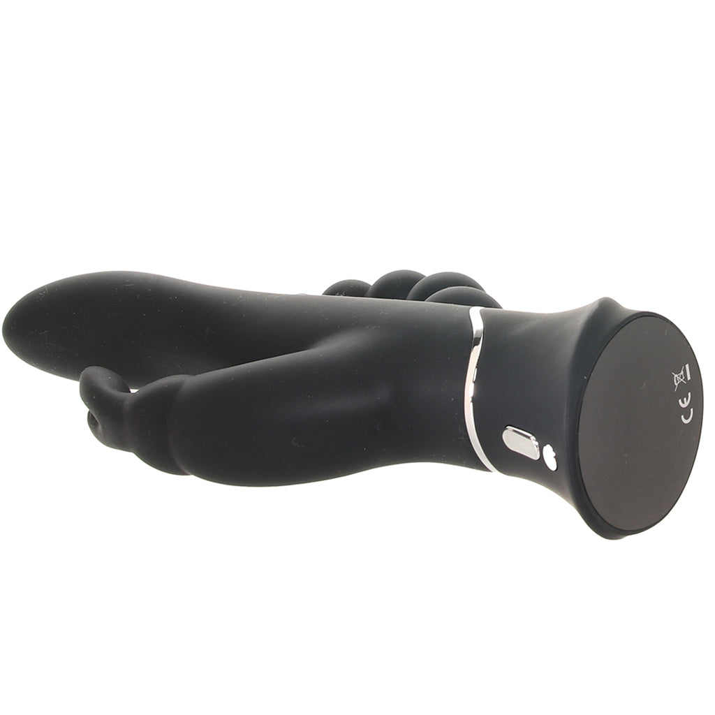 Happy Rabbit Triple Curve Vibe in Black - Tophatter's Adult Products Vibrators > Rabbit Vibrators - Tophatter Daily Deals