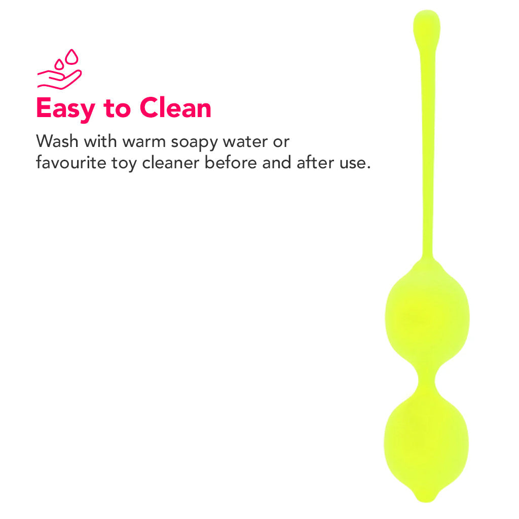 Lemon Squeeze.Relax.Repeat Kegel Dual Training Set Kegel, Ben Wa and Pelvic Health Tools - Tophatter Daily Deals