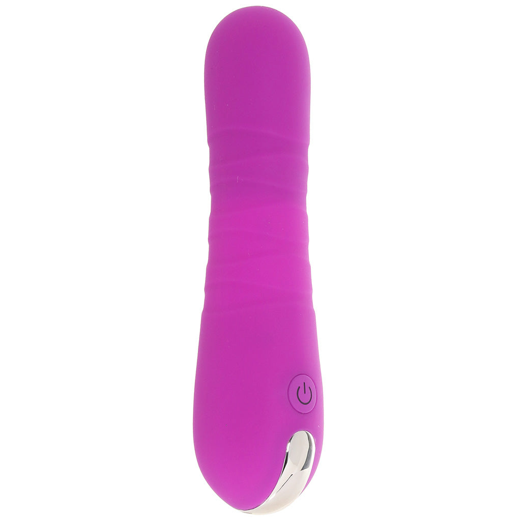 Bang! Thrusting Silicone Vibe in Purple Vibrators > G-Spot Vibrators - Tophatter Daily Deals