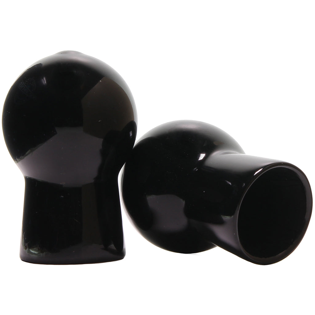 PinkCherry Advanced Nipple Suckers in Black Bondage and Fetish > Nipple Stimulators & Clamps - Tophatter Daily Deals