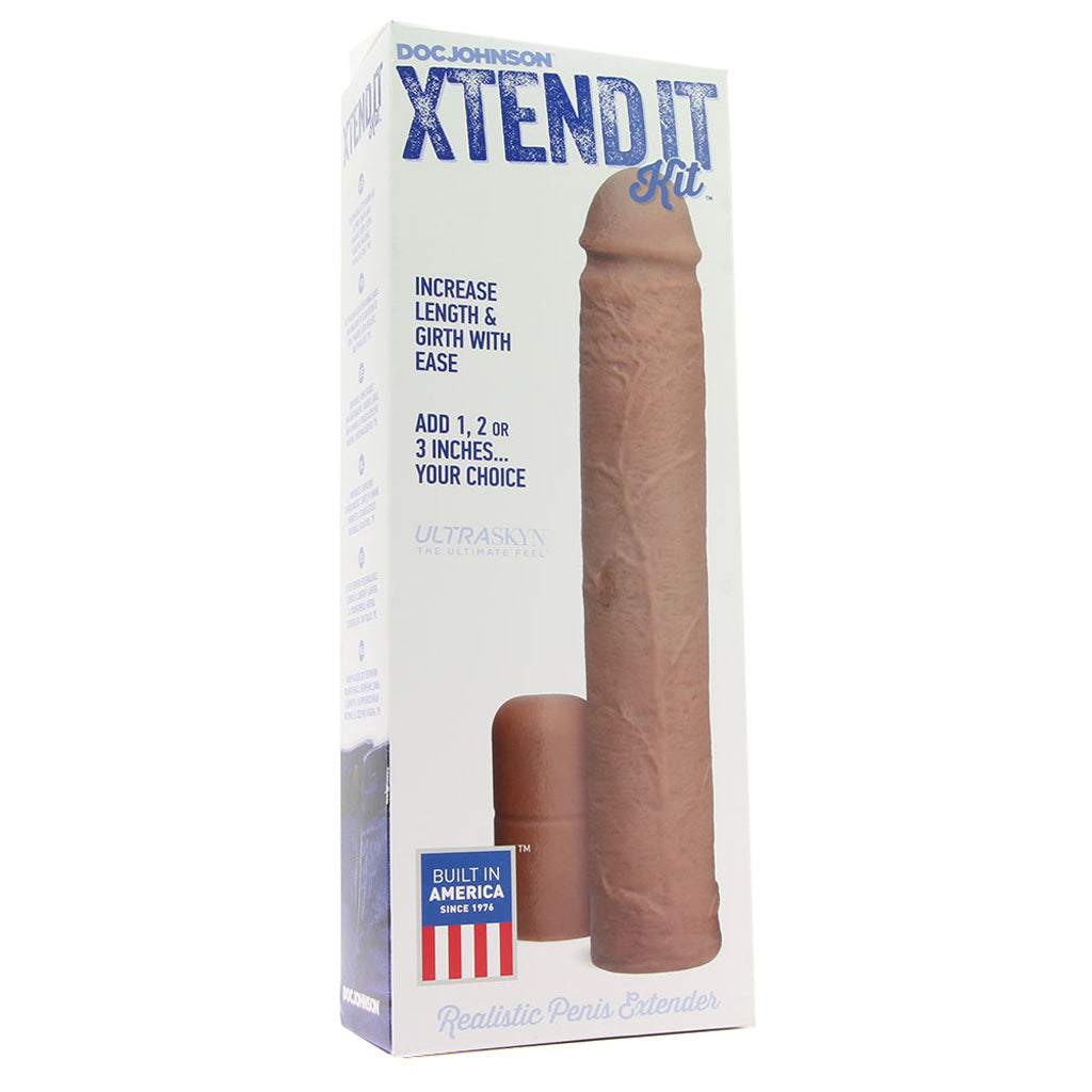 XTend It Kit Realistic Penis Extender in Brown - Tophatter's Adult Products Male Enhancement > Extenders and Sleeves - Tophatter Daily Deals
