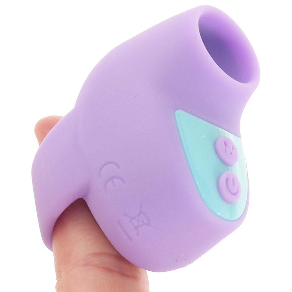 Shegasm Mini Silicone Clitoral Suction Vibe in Purple Vibrators > Clitoral Stimulators - Tophatter Daily Deals